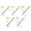 5Pcs Bamboo Flute In With Membranes And Storage Box 6