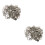 100Pcs Silver Picture Frame Hangers Triangle D-Ring with Screws Metal 6