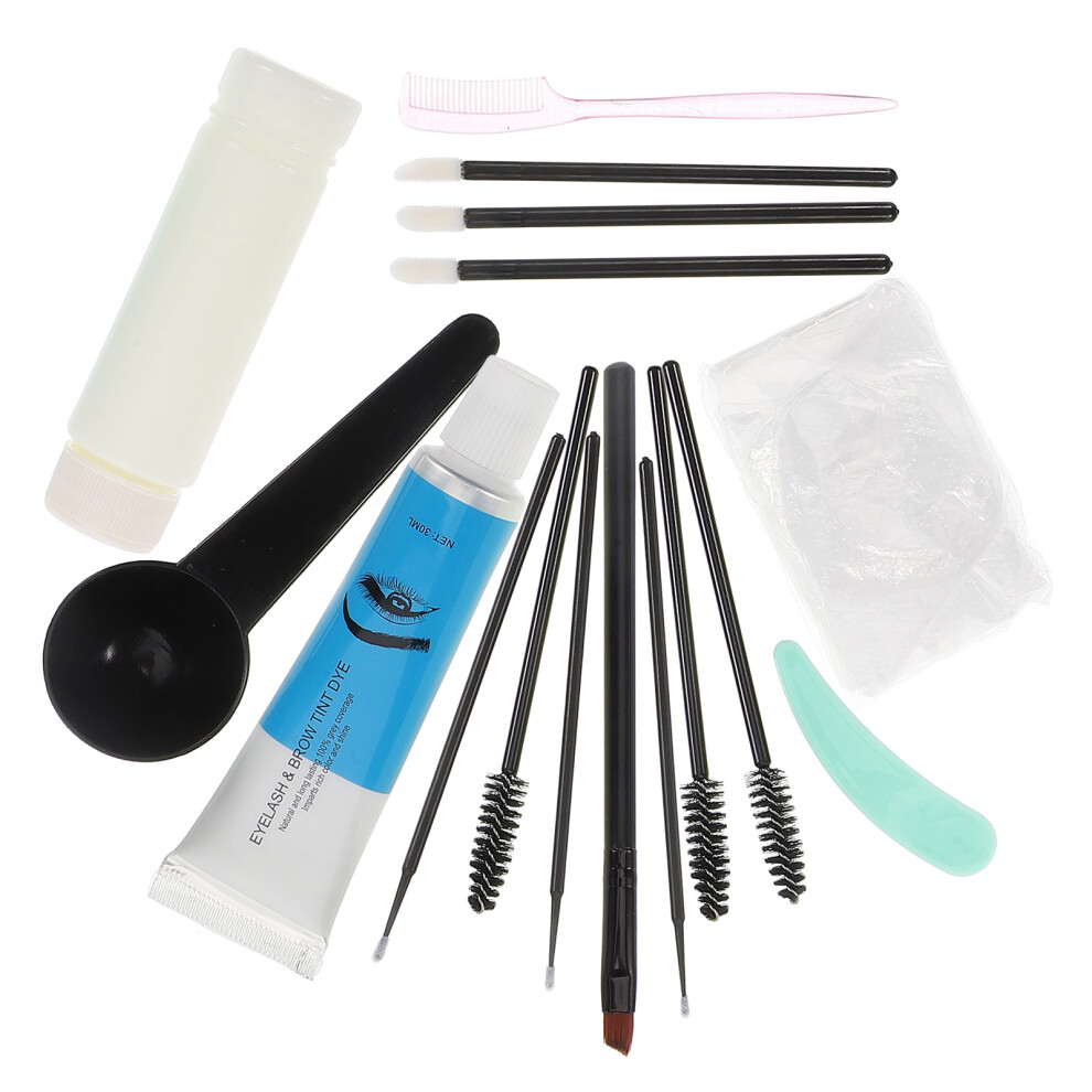Happyyami Brown One Set Eyebrow Soap With Brow Gel Dark Long Lasting Brush