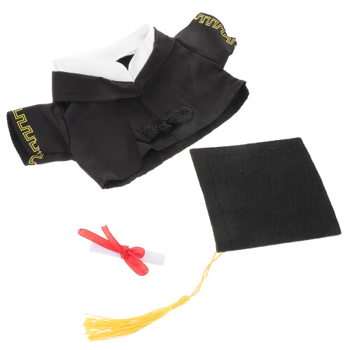 5 Sets Graduation Plush DIY Bachelor Hat Costume For Stuffed Animals 1