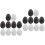20Pcs Durable Plastic Egg Shakers Kids Musical Percussion Instruments 6