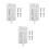 3Pcs Sliding Window Sash Lock Cam For Double Hung Window Security 4