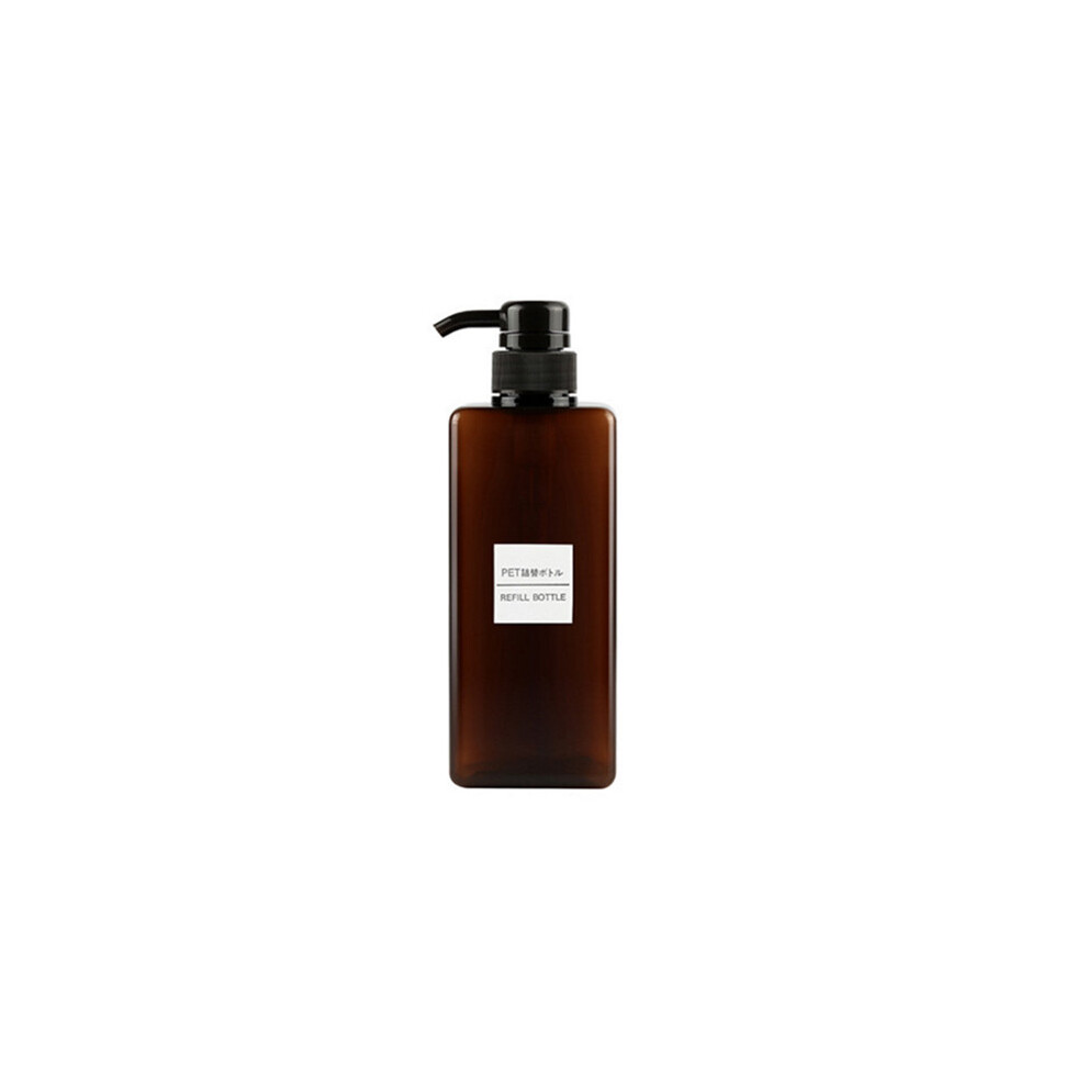 Durable Plastic Shampoo Dispenser, Refillable Bottles with Waterproof Labels Premium Quality Pumps for Modern Bathrooms - Hand Pump Dispenser to Su