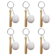 Baseball- ja puiset maila-avaimenperät, urheiluteemaiset juhlat, pelipäivän arvonnat, 12 kappaleen pakkaus, ainutlaatuinen juhlalahja,