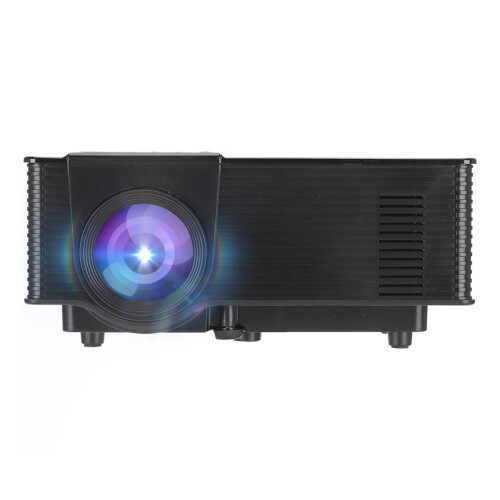 Portable Multimedia Projector With Wireless Connection Keystone Adjustment Manual Focus Multiple Interfaces For Expansion 1