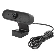 Tragbare Full-HD-Webcam mit Stativ und HDR-Technologie, Streaming-Webcam mit omnidirektionalem Mikrofon, Breitbild-USB-Computerkamera für