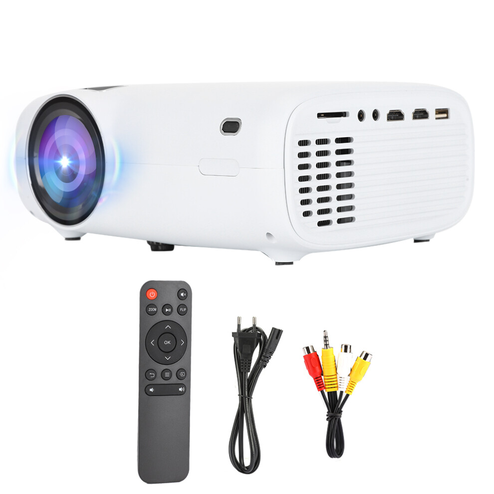 Home Theater Mini Projector With 1080P Hd Support, Portable Projector With Tripod Compatible For Android Ios Devices Using Latest Imaging Tech With 9138057906646