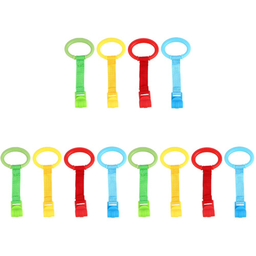 12 Pcs Portable Pull Up Rings For And Nursery 2