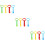 12 Pcs Portable Pull Up Rings For And Nursery 10