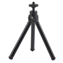 Lightweight Mini Tripod with Pan Tilt Head, Adjustable Height Ball Head Mount for Stable Video Conferencing and Photography, Compact and Foldable Web