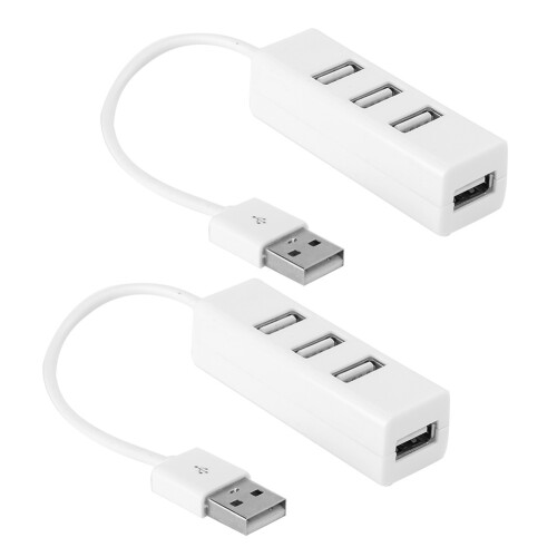 Διανομέας USB 2.0 4 θυρών για φορητή χρήση υπολογιστή Mac, σύνδεση υψηλής ταχύτητας,