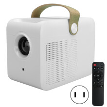 Outdoor Movie Projector With Auto Keystone Correction, HD 1080P LCD Mini Projector Featuring Rotatable Stand And Bluetooth Streaming, Portable Cinema