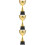 3pcs Trophy Child No Cover Balloon Plastic 9
