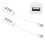 Διανομέας USB Μόνο 4 θυρών Διαχωριστής USB υψηλής ταχύτητας Επέκταση Plug and Play Δεν 6