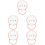 5Pcs Pacifier Holder Case Portable Storage Container For Travel 8