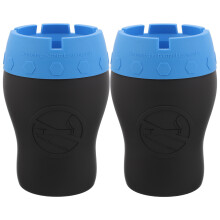 2pcs Silicone Ashtray With Lid Smokeless Windproof Anti-Ash Splash Car Outdoor Indoor Ash Tray For Home Office Travel Accessories