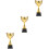 3pcs Trophy Child No Cover Balloon Plastic 6