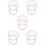 5Pcs Pacifier Holder Case Portable Storage Container For Travel 10