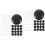 400 Pcs Go Chess Pieces Compact Craft Set 6