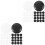 400 Pcs Go Chess Pieces Compact Craft Set 5