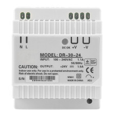 Module d'alimentation industrielle, transformateur de commutation AC/DC pour montage sur rail DIN avec protection contre les courts-circuits et les