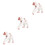 3pcs Gift Child White Dining Table 5