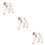 3pcs Gift Child White Dining Table 9