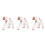 3pcs Gift Child White Dining Table 4