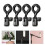 8Pcs Universal Microphone Clip Holders with Rotating Clamp for Home 9