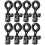 8Pcs Universal Microphone Clip Holders with Rotating Clamp for Home 5