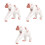 3pcs Gift Child White Dining Table 3