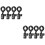 8Pcs Universal Microphone Clip Holders with Rotating Clamp for Home 6