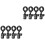 8Pcs Universal Microphone Clip Holders with Rotating Clamp for Home 3