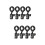 8Pcs Universal Microphone Clip Holders with Rotating Clamp for Home 7