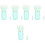 5Pcs Telescopic Blush Brush For Women Makeup Tool 6