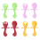 8 Sets Baby Training Spoon And Fork For Infants Safety Portable Tableware 1
