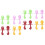 8 Sets Baby Training Spoon And Fork For Infants Safety Portable Tableware 4