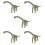 5Pcs Plastic Brachiosaurus Model Dinosaur Toy For Kids 9