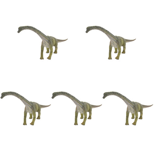5Pcs Plastic Brachiosaurus Model Dinosaur Toy For Kids 2