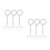 120 Pcs Stainless Steel Fire Extinguisher Safety Pull Pins 5