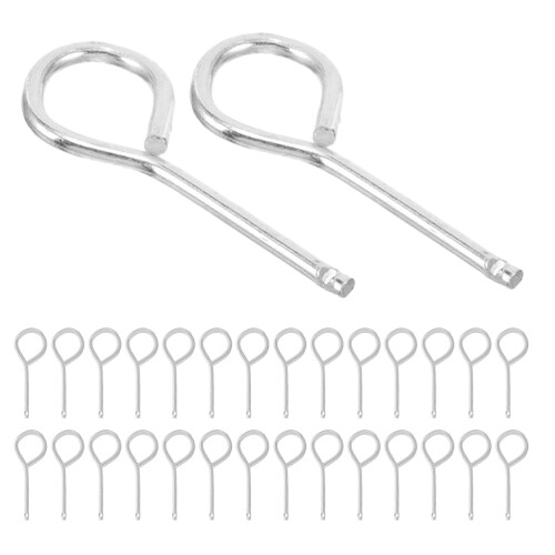 120 Pcs Stainless Steel Fire Extinguisher Safety Pull Pins 2