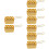 8Pcs Mini Metal Frying Baskets Basket Comfortable Handle 7