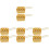8Pcs Mini Metal Frying Baskets Basket Comfortable Handle 3
