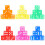 108 Pcs Acrylic Set For Board Games And Math Teaching 3