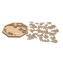 2 Sets Wooden Puzzle Toy For Adults Difficulty Wood Jigsaw