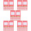 5Pcs 1 Book Chinese Calligraphy Practice Paper 9