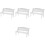 4Pcs Mini Diy Wooden Bench For Figurine Display 5