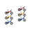 6 Pcs Finger Training Device Miniature Toys Alloy Material 5