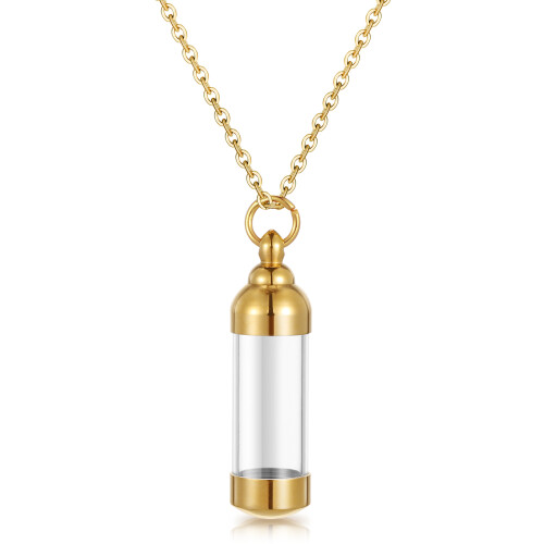 3 Pcs Unique Perfume Bottle Pendant Urn Necklace