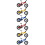 6 Pcs Finger Training Device Miniature Toys Alloy Material 6